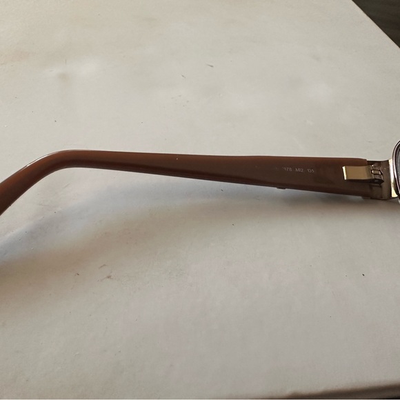 GUCCI GG2878 MI2 Italy Mocha Brown Half Rimless Eyeglasses Frame 52-17-135. - Picture 7 of 12